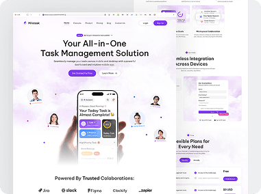 Dashboard SaaS Task Management